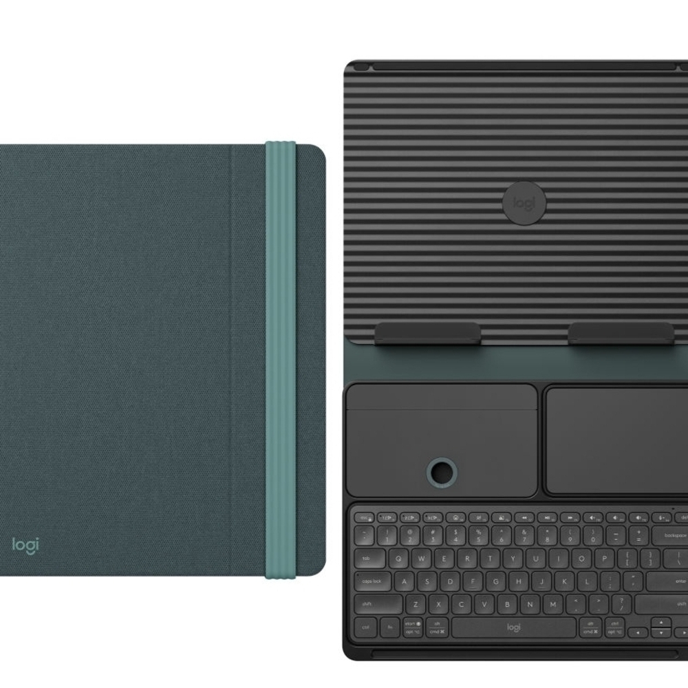 Logitech Gray Tablet Keyboard with Stand